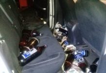 “Cazan” a siervo de la nación ebrio y con 13 caguamas en retén de Peto