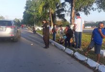 Derrapan por culpa de un can en avenida de Tizimín