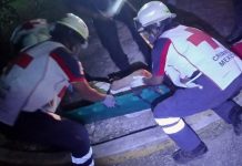 Directo al hospital tras derrapar con su motocicleta en Temozón