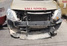 Taxista se vuela el alto y se lleva de corbata a motociclista en Valladolid