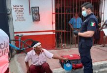 Ni una más… derrapa ciclista pasado de copas en calles de Tizimín