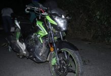 Motociclista alcoholizado termina en el hospital tras derrapar