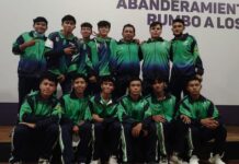 Equipo de balonmano selección Yucatán rumbo a los juegos nacionales