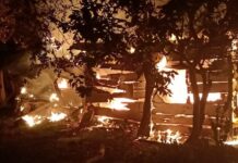 Presuntamente, un joven incendia la casa de sus padres