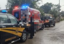 Un rayo le cae cerca y termina en el hospital