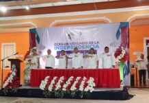 Gran fiesta patria en Takantó