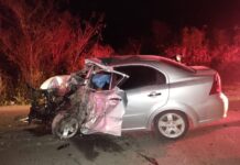 Conductor choca con volquete y fallece