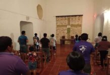 Seyé se prepara su representación viviente de Semana Santa