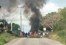 Se intensifica el conflicto por la reapertura de la granja de cerdos de Sitilpech