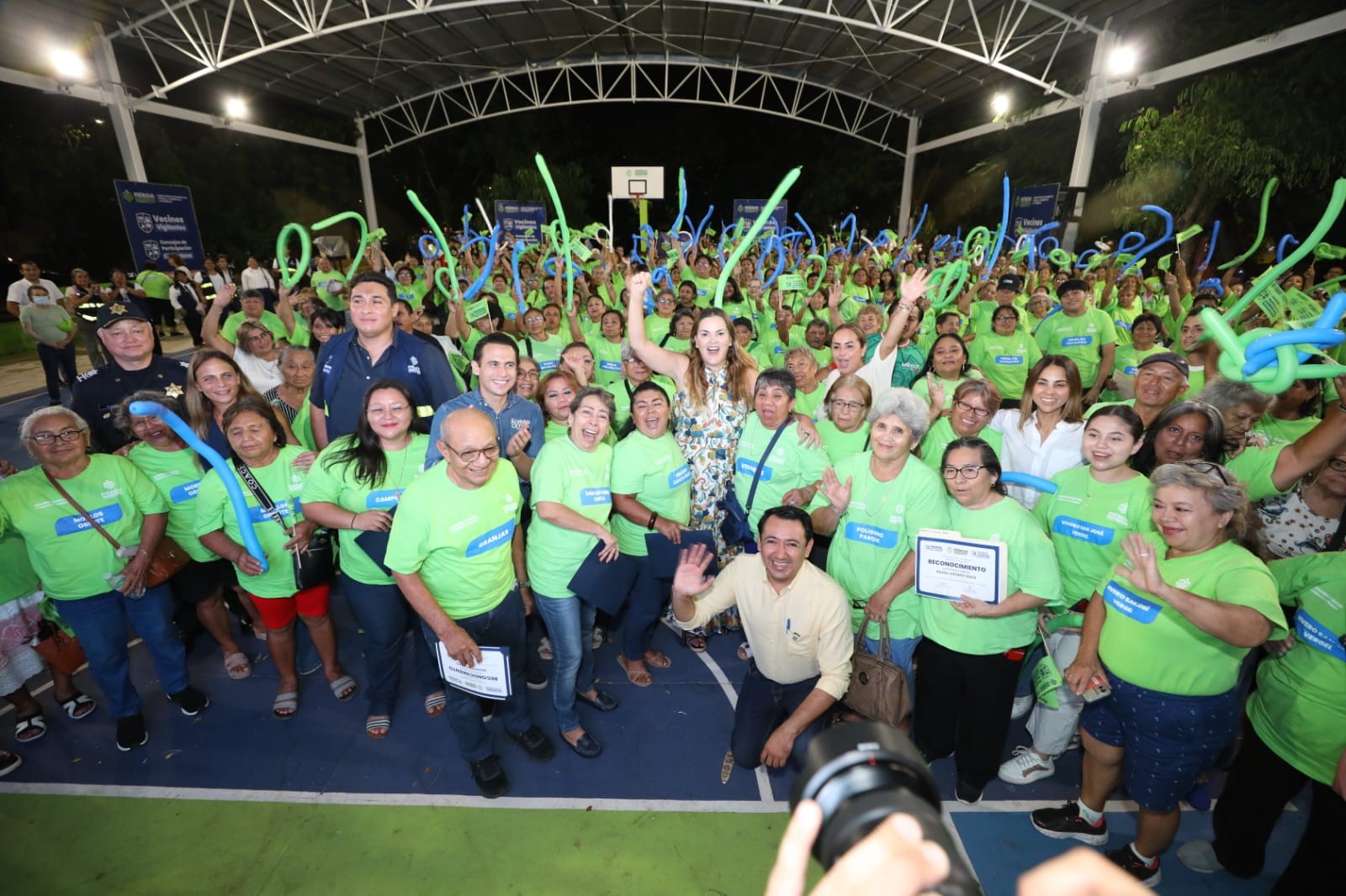 Cecilia Patrón participa en el Encuentro de Participación Ciudadana sobre seguridad en Mérida.