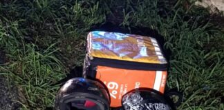 Pareja de repartidores lesionada tras accidente en la carretera Mérida-Progreso.