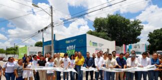 Cecilia Patrón inaugura el Centro Municipal de las Juventudes Carlos Castillo Peraza en Mérida.