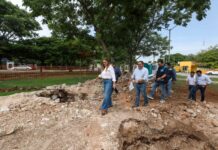 Mérida Enchula rehabilita parques en San José Vergel III y Viernes Santo.