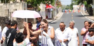 Cecilia Patrón supervisa Mega Operativo de Servicios Públicos en Salvador Alvarado Sur II.