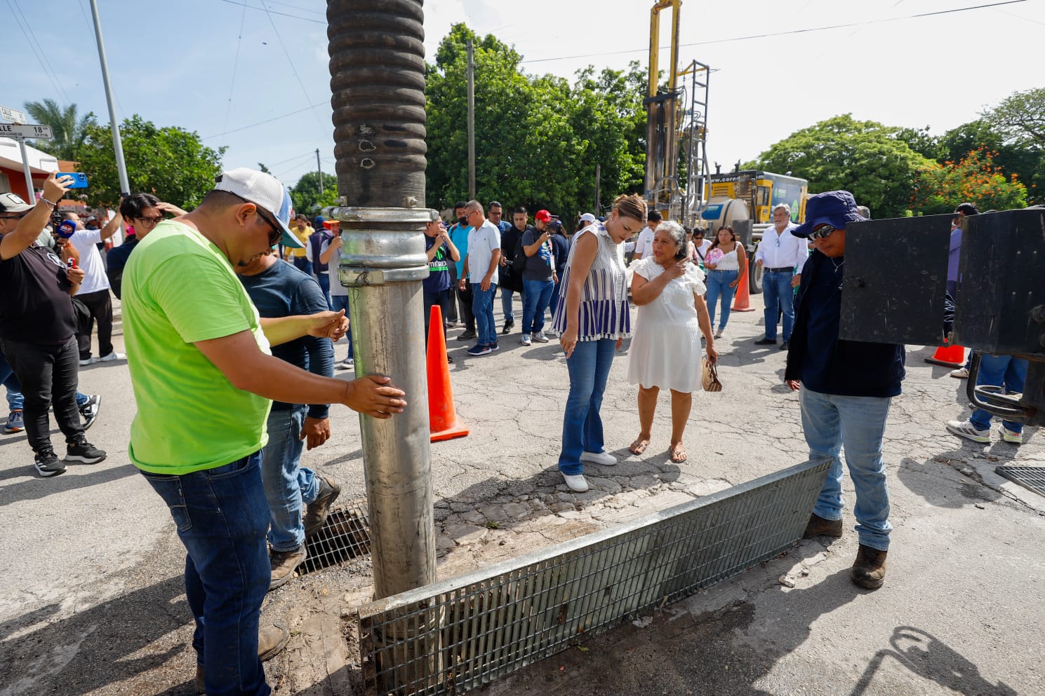 Cecilia Patrón supervisa Mega Operativo de Servicios Públicos en Salvador Alvarado Sur II.